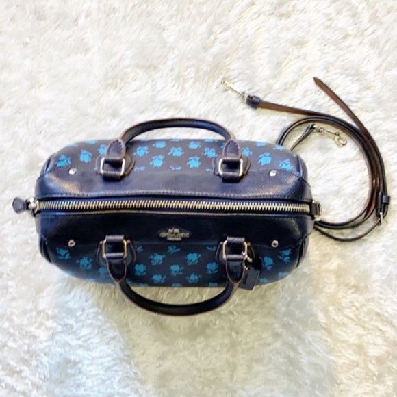 Coach Mini Bennett Crossbody Satchel Badlands Floral Print - Picture 8 of 16